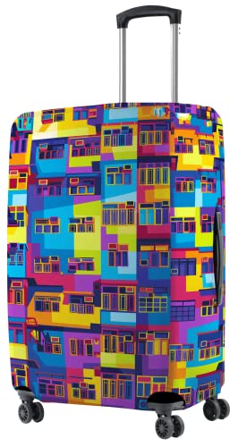 Image of Nasher Miles Polyester 65 (24 Inch) Medium Protective Luggage Cover - Montane Design