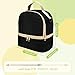ProCase Breast Pump Bag, Double Layer Breastmilk Pump Backpack Breast Milk Carrier for Breastfeeding Nursing Mom Work, Travel, Daycare -Coal Black