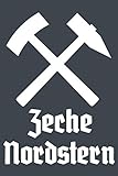 Zeche Nordstern: Notizbuch (128 Seiten) mit Punktraster (dot grid) - Für Freunde von Bergbau und Ruhrpott und als Geschenk.