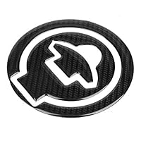 Tankpad YZF R125,Tankdeckel Aufkleber Gas Tankschutz Auto Dekoration Kohlefaser Abdeckung Dekoration Abzeichen Aufkleber für YZF-R125 YZF-R15 YZF-R25 YZF-R3 MT-03 MT-25 M-slaz150
