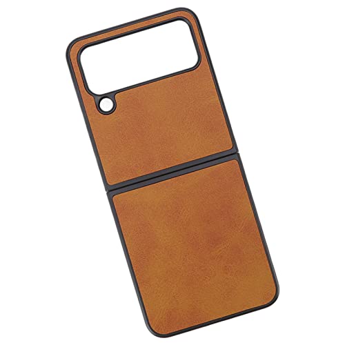 Skyddande fodral för Samsung Galaxy Z Flip 4, brun, vikbart, anti-fall