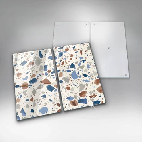 Planche à découper en verre de cuisson Wallfluent pour éviter les rayures sur plan de travail