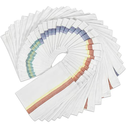 Simpli-Magic 79272 Herringbone Dish Towels, Kitchen Towels, Pack Of 18, Multi, 15"X26" #TOP2