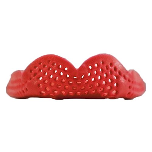 SISU Mouth Guards Junior 1.6mm Custom Fit Sports Mouthguard for Kids, Original, Intense Red