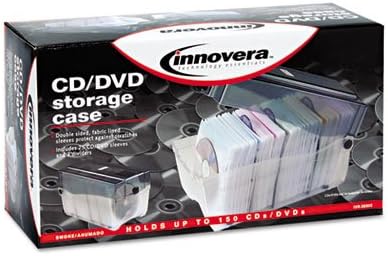 CD/DVD Storage Case, Holds 150 Discs, Sold as 2 Each