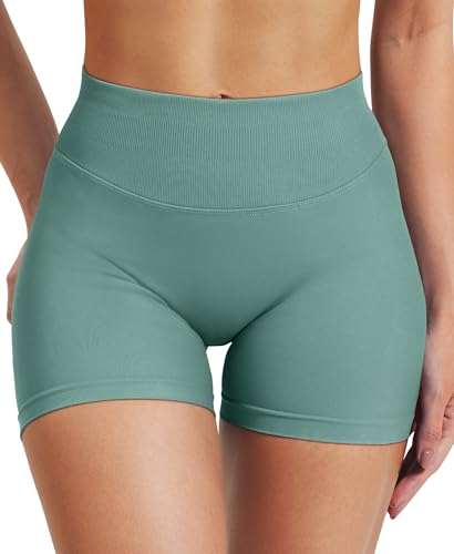 Image of VOYJOY Women Workout Impact Shorts 2.5 inch / 3.6 inch / 4.5 inch / 6 inch Scrunch Butt Booty | Tummy Control, High Waisted, Bike Short, Gentle Compression, for Women