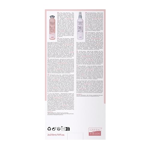 Greenfields Hundeshampoo Geschenk Set für Labradoodle (lockiges Fell) - 2 x 250 ml