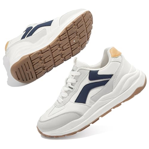 Tuopin Sneakers for Women Breathable Mesh Sneakers Non-Slip Walking Shoes Lace Up Shoes for Women Fashion Sneakers2