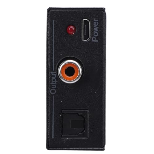 Convertidor coaxial a óptico Fabater resistente para solucionar audio de DVD 7