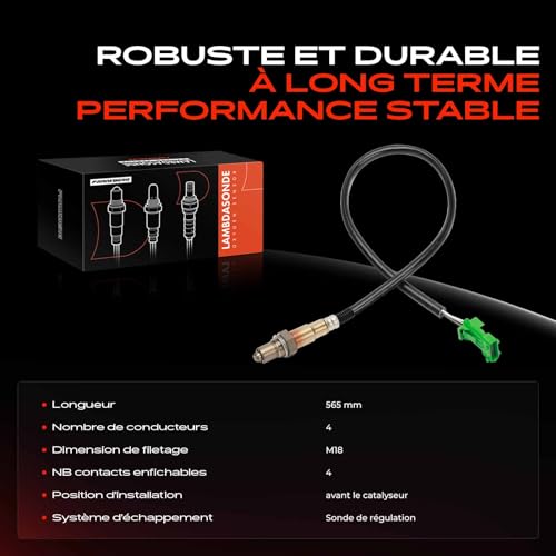 Capteur d'oxygène Clio 2 essence sonde lambda Ducato 244 0258006027