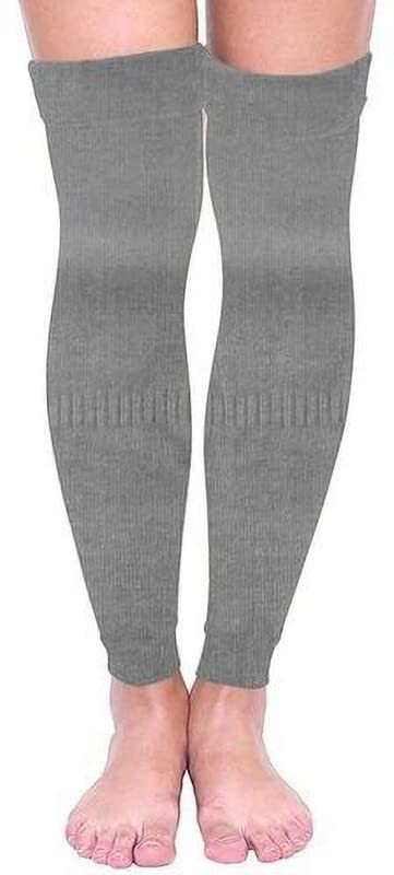 FabNext- Men & Women Knitted Woolen Leg Warmer & Knee Supporter (Grey-1Pair)-image-49