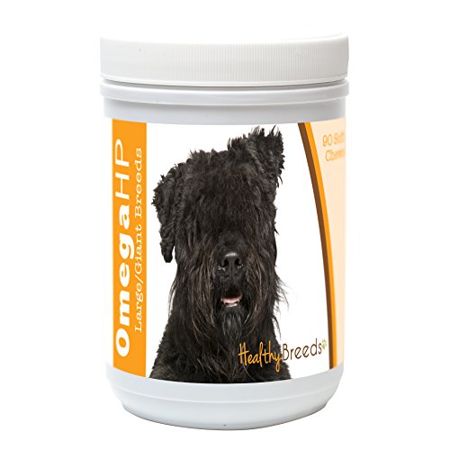 Image of Healthy Breeds Bouvier des Flandres Omega HP Fatty Acid Skin and Coat Support Soft Chews 90 Count