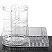 HATOLDLIY Readaeer 360 Degree Rotating Adjustable Makeup Organizer Cosmetics Lipsticks Perfumes Storage Tray Box (Clear), 8541791199