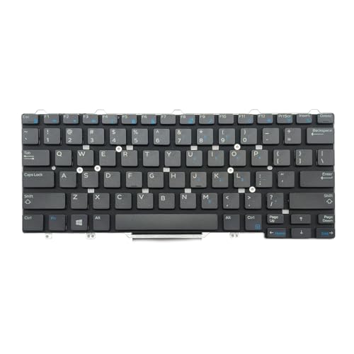 PAEBAI+ �����p�m�[�g�p�\�R���L�[�{�[�h �o�b�N���C�g�Ȃ� DELL Latitude 3340 3350 5490 5480 E3340 E5450 E7450 US���C�A�E�g