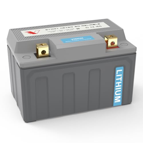 Wokyy Vision Group U1 Lithium LiFePO4 Lawn Garden Mower Battery, 12.8V 9Ah 500 CCA Starting Battery for Ride on Lawn,Tractors and Mowers Terminal [- +]