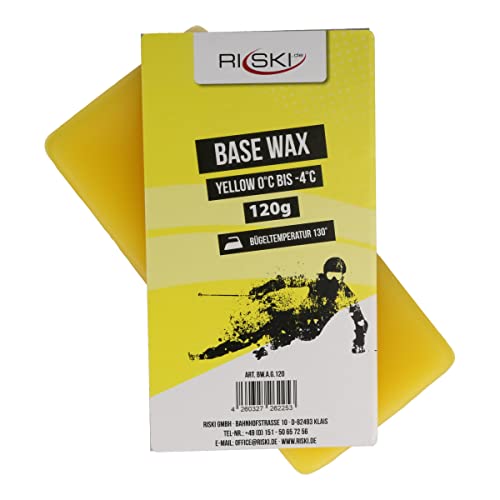 RiSki Skiwachs Base Wax Alpin gelb 120g