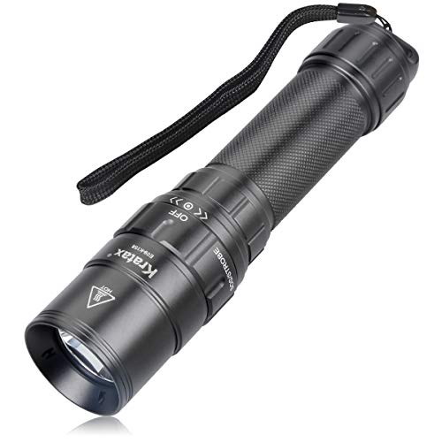 Kratax K158 Ultra-Bright Torch LED Diving Flashlight 1000 Lumens, IPX8 Waterproof Underwater, Rechargeable