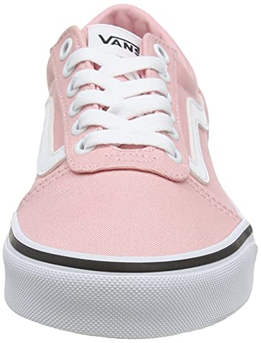 Vans Vans Women's Ward Sneaker, Canvas Powder Pink White, 3 UK