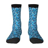 calzini da squadra, calzini a compressione calzini sportivi casual novità lunghi 40 cm per cani unisex boston terrier amante divertenti cani retrò