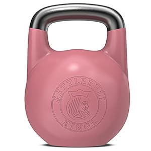 Kettlebell Kings | Competition Kettlebell Weights (8-48 KG) For Women & Men | Designed For Comfort in High Repetition Workouts | Superior Balance For Better Workouts