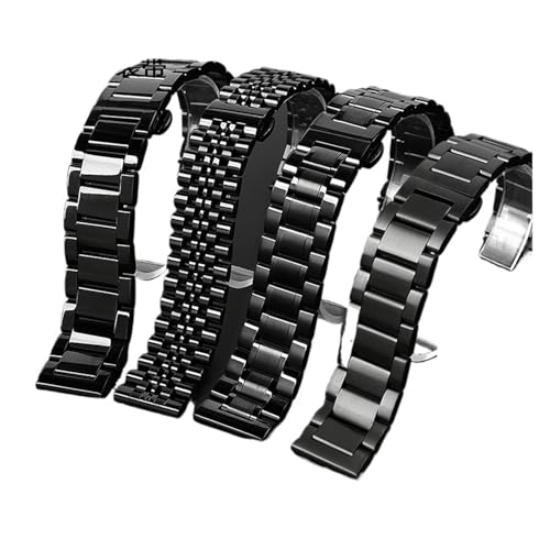 Bracelet Armani acier noir mat pour remplacer maillons rayés - 2