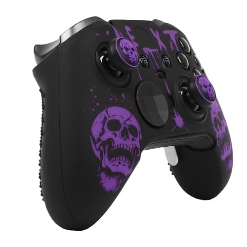 Image of Skull Controller Skin Compatible with Xbox Elite Series 2 Core Wireless Controller, RALAN Protector Case, Customised Thumb Grips Cap