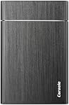 500GB Portable External Hard Drive USB3.0 Mobile HDD Storage for PC, Mac, Desktop, Laptop, Mac, Chromebook, Xbox One, Xbox 360, PS4 (Black)