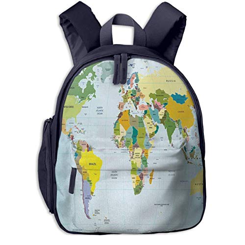 Preisvergleich Produktbild DJNGN Kinderrucksack Kinder Stadtplan Haustier Matte, Kleinkind Kinder Schultasche, Kinder Racksack für 25 Jahre alt