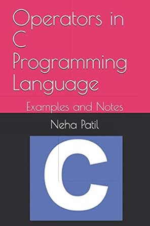 Operators in C Programming Language: Examples and Notes | Amazon.com.br