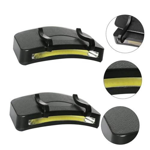 Linterna LED de clip COB luz de pinza mini portátil resistente para exterior pack de 2 4
