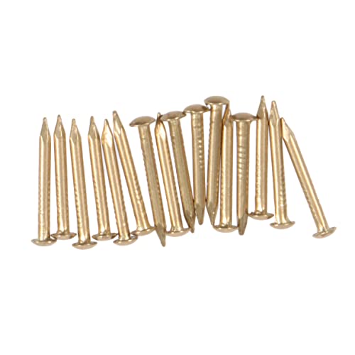 CHILDWEET 600 Pcs Clavos de Latón para Tapicería y Proyectos Decorativos miniatura 2