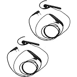 Advanced ear-bar Bodyguard FBI auricular auriculares Auricular con micrófono PTT (pulsar para hablar) con micrófono micrófono integrado para Kenwood Wouxun Puxing radio Hytera Bodyguard FBI seguridad puerta supervisor 2pin.