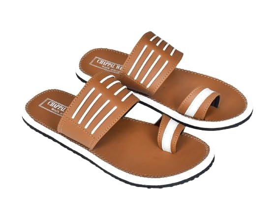 CHAPPALWALAZ Mens Flip-Flops Casual Soft Rubber Sole Lightweight Indoor & Outdoor Comfortable Nylon Chhalla pata Design Slippers & Chappal | Classic Flat, Rubber, Anti Skid for Daily Use (Brown, 8) (B0D9HPXJG8) Amazon Price History, Amazon Price Tracker