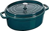 STAUB Cocotte en Fonte, Ovale, Ø 37 cm, 8 L, La Mer