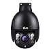 Produktbild ZILNK PTZ WLAN 1080P IP-Kamera Outdoor Security, Überwachungskamera Aussen Dome, Eingebautes Mikrofon und Lautsprecher, Wasserdicht, Nachtsicht, 4fach Optischer Zoom, Bewegungsmelder Alarm,Schwarz