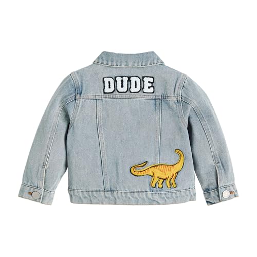 Mud Pie Children's Boy Denim Patch Jacket2