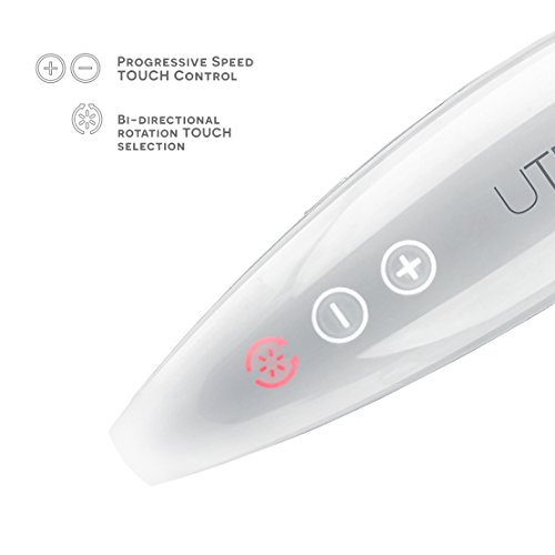 UTILYZE 10-in-1 Professional Electric Manicure & Pedicure Set, Powerful Nail Drill Kit, 10-Speed System, Innovative Touch Control, Tools to File, Buff, Smooth, Shine Nails, Remove Cuticles & Callus