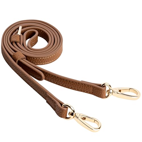 SEAVILIA PU Leather Purse Strap Replacement Crossbody Adjustable Long Thin Handmade Shoulder Handbags Strap