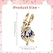 Rhinestone Rabbit Brooch and Pin for Women Girls Cute Crystal Lady Rabbit Brooch Fashion Dainty Gold Plated Bunny Animal Brooches Lapel Pins for Easter Jewelry Gift Party Costume Accessories Blue