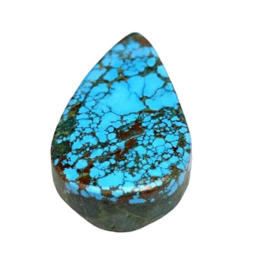 Gemme turquoise naturelle poire 29,06 mm de prestige pour haute joaillerie