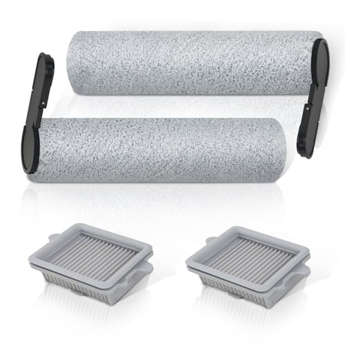 Bamboost Lot de 5 rouleaux de brosse pour aspirateur eau et poussière Roborock F25/F25 LT/F25 RT/F25 ACE/F25 ALT(Ace Lite)/F25 BX/F25 ACE Combo/F25 GT, 2...