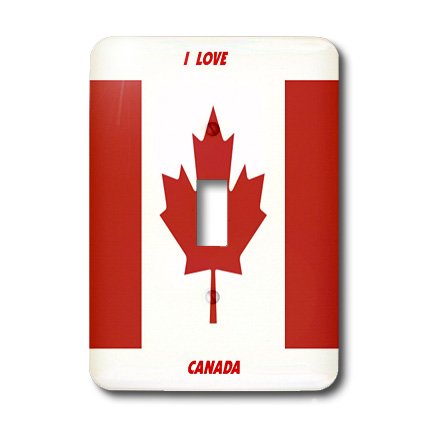 Interrupteur Canada 3dRose lsp_51520_1 pour changer plaque blanche - 4