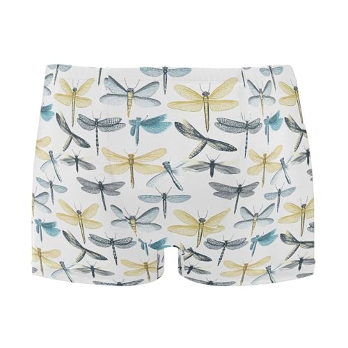 Dragonfly Mens Swim Trunk Swimwear Bathing Suit Swim Brief Square Leg Board Short S B0404266