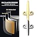 2Pcs Retro Boat Cleats 316 Stainless Steel copper-plated Boat Open Base Cleat for Marine or Decorative Applications,Brass Color Marine Cleats for Hooks, Handle, Draw Pulls,with Screws (6 inch)