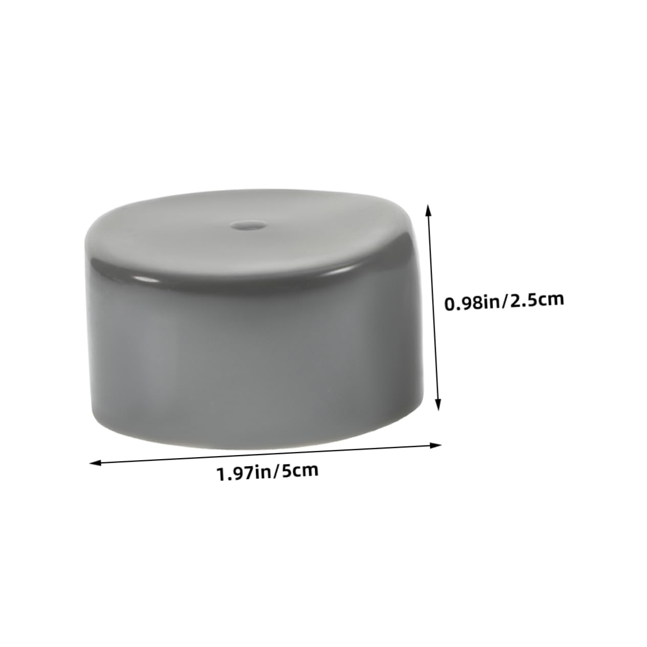 TOPPERFUN 6pcs Caps Dust Caps for Trailer 1.98'' Wheels Grease Protection Covers