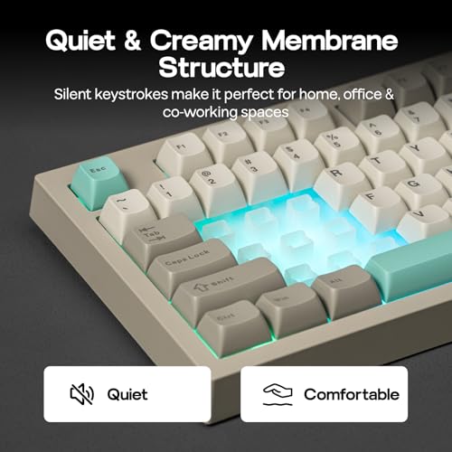 Image of EPOMAKER Aula S102 PRO Membrane Gaming Keyboard w /TFT Screen & Volume Knob