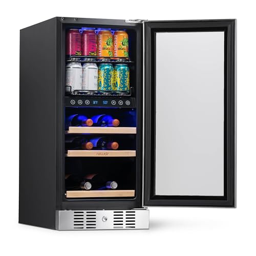 Newair NWB057SS00 15 Inch Wine, Beer, Beverage Refrigerator Cooler thumb #14