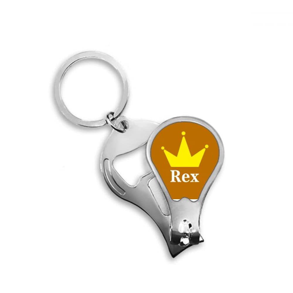 Rex Authority King Commander Kether Fingernail Clipper Cutter Opener Key Chain Scissor