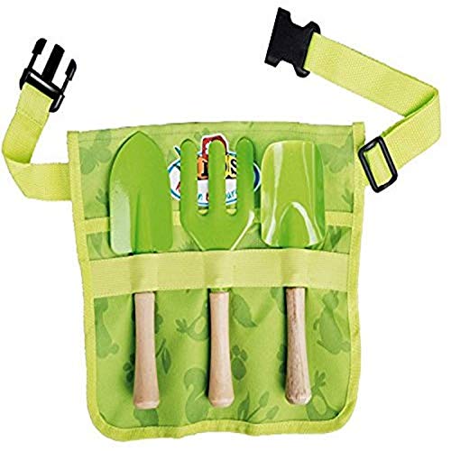 Esschert Design - Grembiule con Attrezzi da Giardinaggio, per Bambini, Dimensioni: Circa 29 x 4,7 x 25 cm