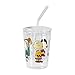 WINIAER Snoopy - Taza de plástico con tapa reutilizable